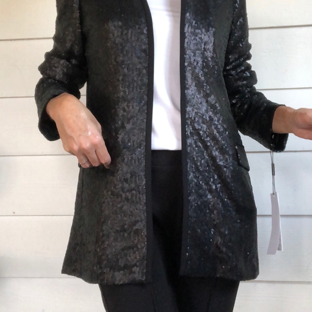 Calvin Klein sequin jacket. - Picture 2 of 7